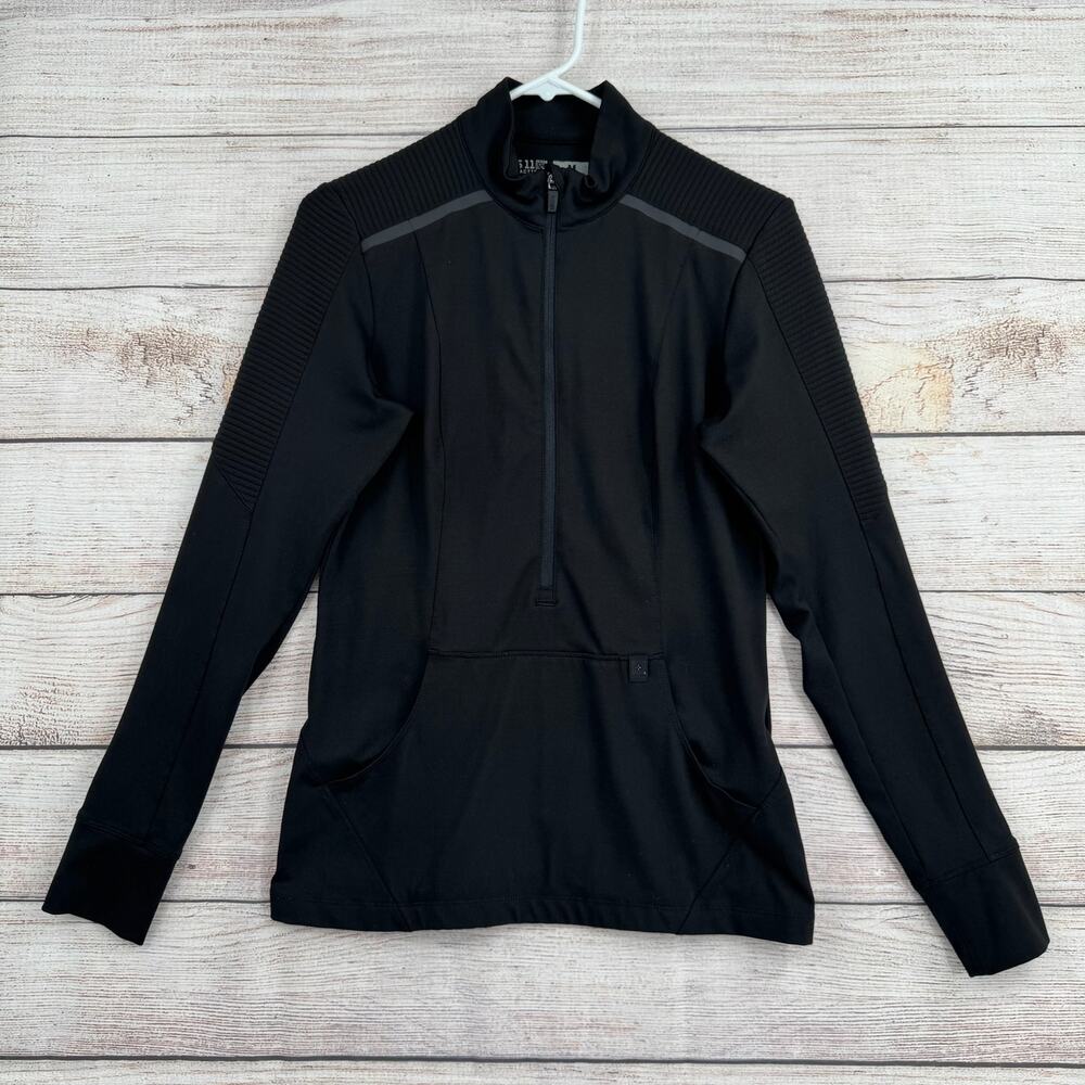 5.11‎ Tactical Avery 1/2 Zip Pullover Jacket Womens Medium Black Stretch